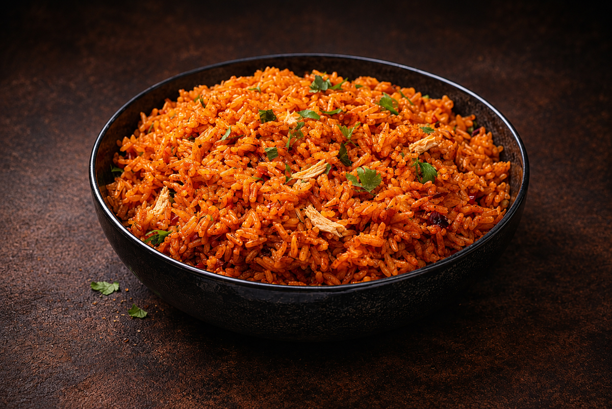 Jollof Rice with chicken
