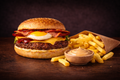 Egg&Bacon Hamburger meal