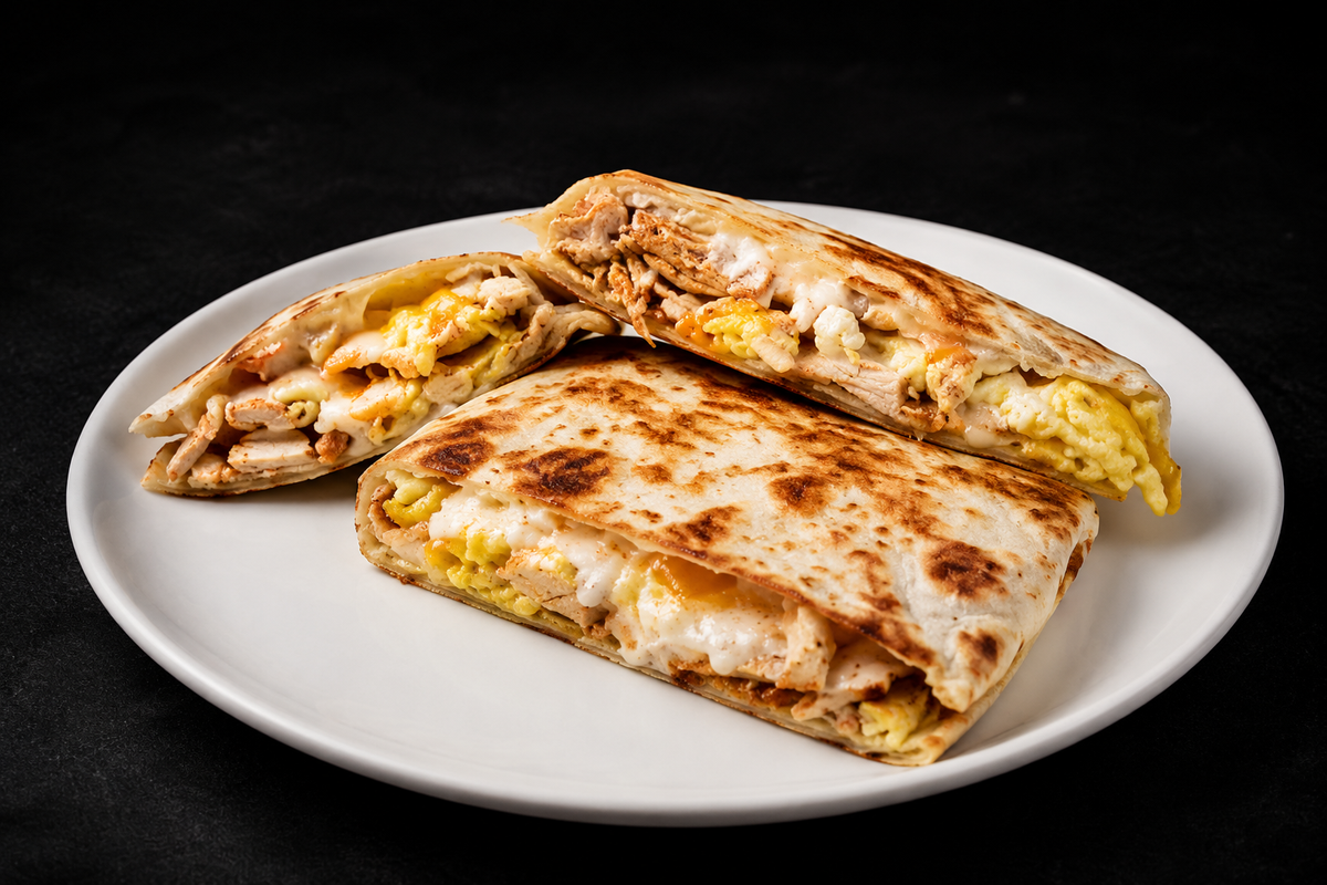 Chicken-Egg Quesadilla