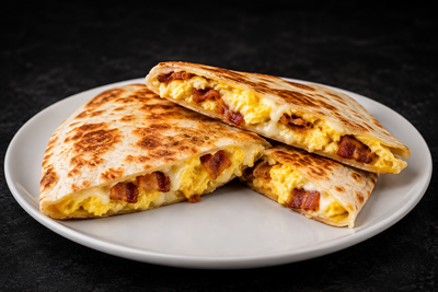 Egg and Bacon Quesadilla