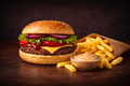 BBQ Hamburger Meal
